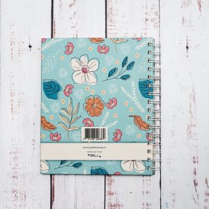 CUADERNO MEDIO OFICIO 100 HOJAS, DISEÑO FLORES