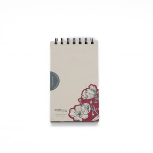 LIBRETA HOJAS LISAS FLORES