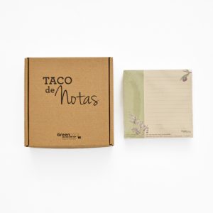 TACO DE NOTAS EN CAJA